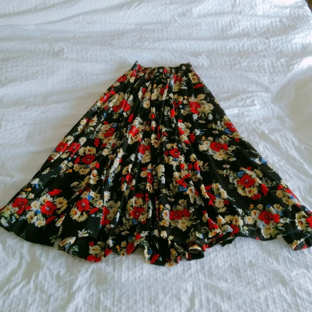 Jules & Leopold Beautiful Floral Maxi Dress Skirt